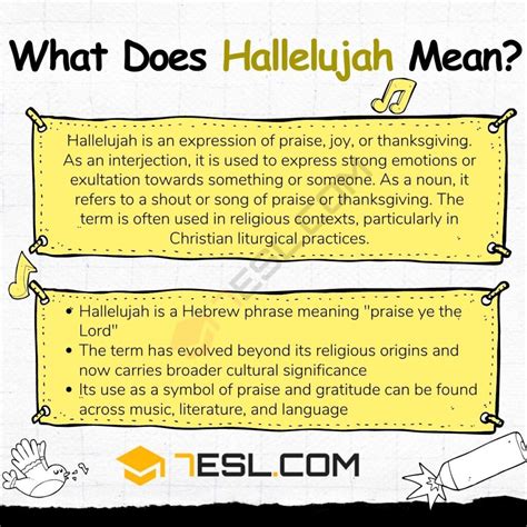 hallelujah meaning